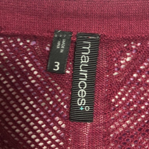 Maroon Maurice’s Sweater - Picture 3 of 4